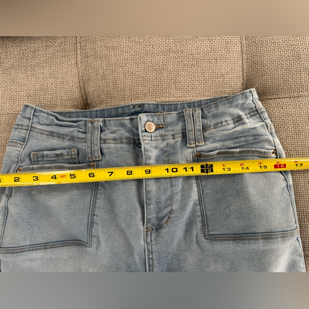 Women's Light Blue Flare Jeans - Picture 8 of 12